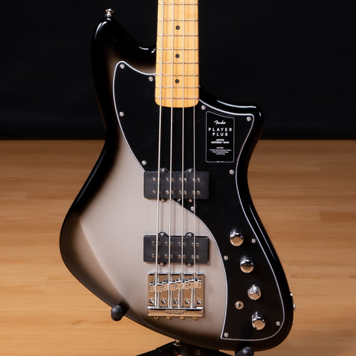 Fender Player Plus Active Meteora Bass - Maple, Silverburst view 1