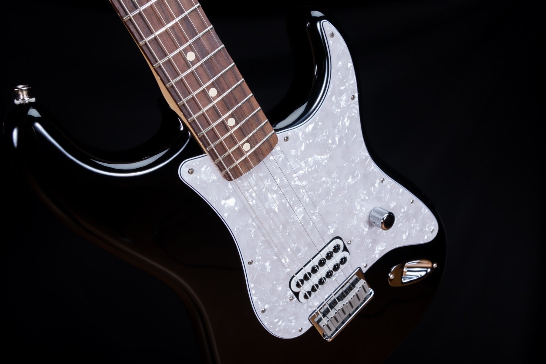 Fender Limited Edition Tom Delonge Stratocaster - Black, View 5