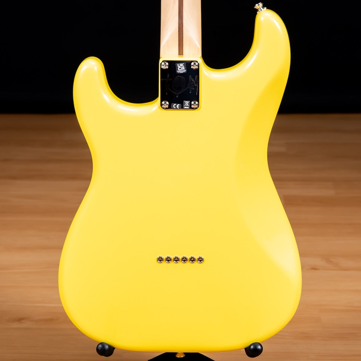 Fender Limited Edition Tom Delonge Stratocaster - Graffiti Yellow, View 3