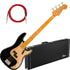 Collage image of the Fender Vintera II 50s Precision Bass - Black W/ HARDCASE