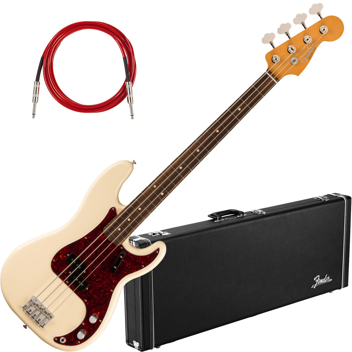Fender Vintera II 60s Precision Bass - Olympic White W/ HARDCASE