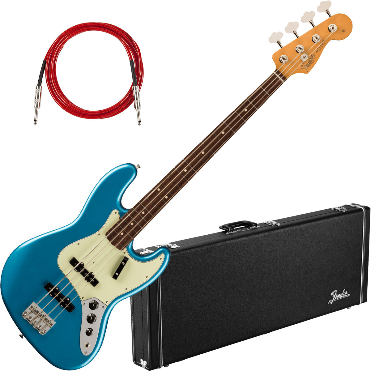 Fender Vintera II 60s Jazz Bass - Lake Placid Blue W/ HARDCASE
