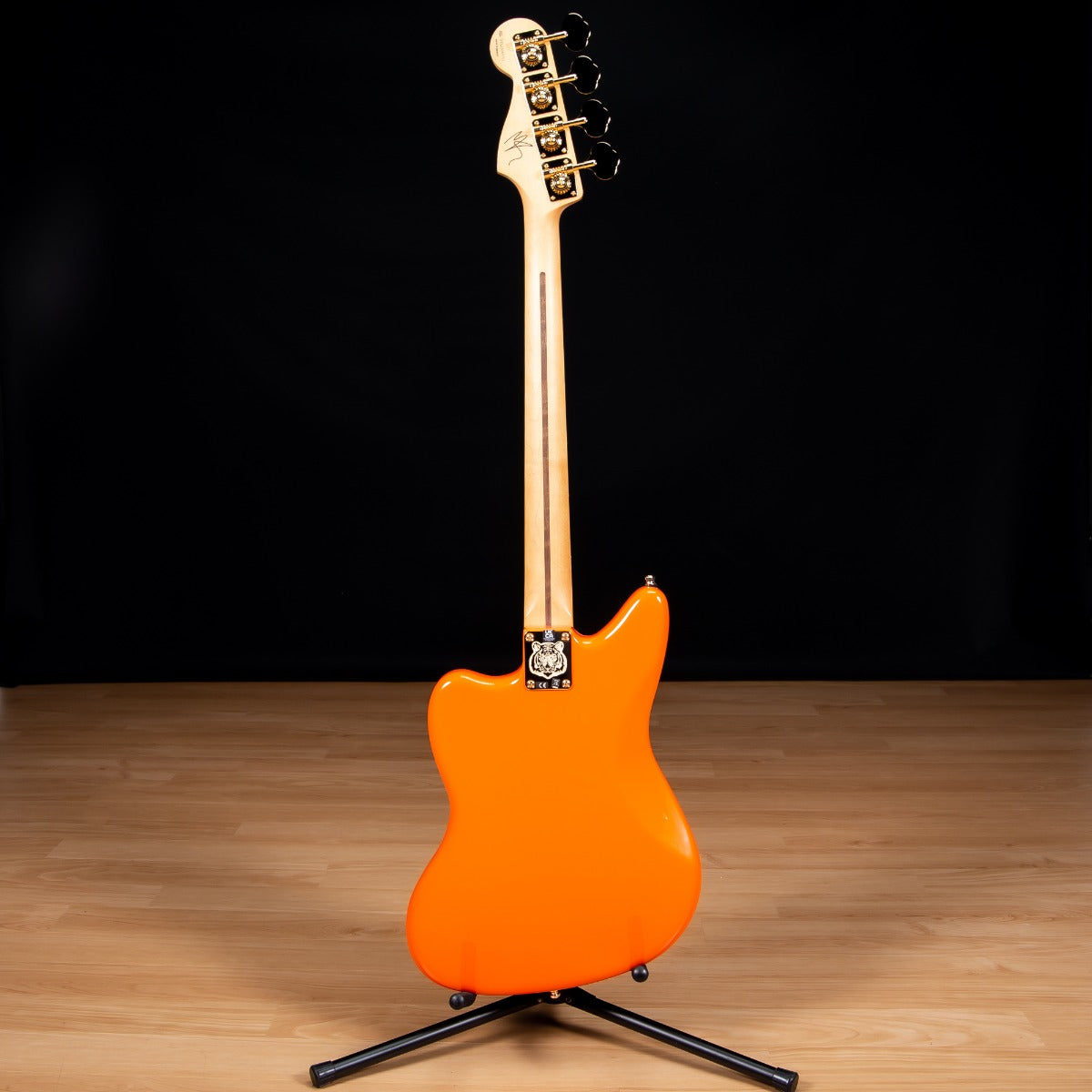 Fender Limited Edition Mike Kerr Jaguar Bass - Tiger's Blood Orange view 11