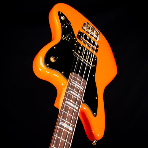 Fender Limited Edition Mike Kerr Jaguar Bass - Tiger's Blood Orange view 6