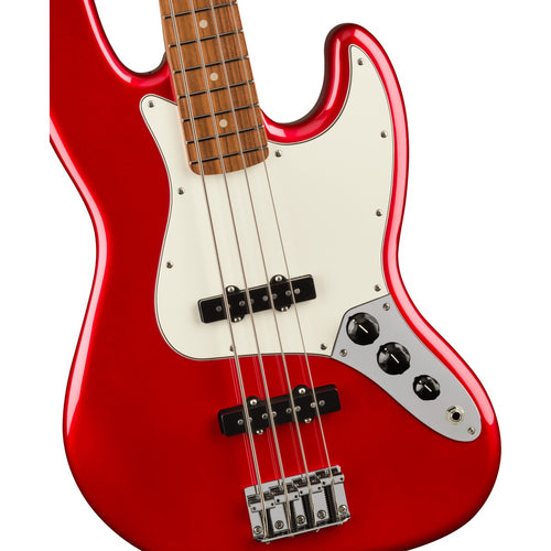 Fender Player Jazz Bass - Candy Apple Red, View 6