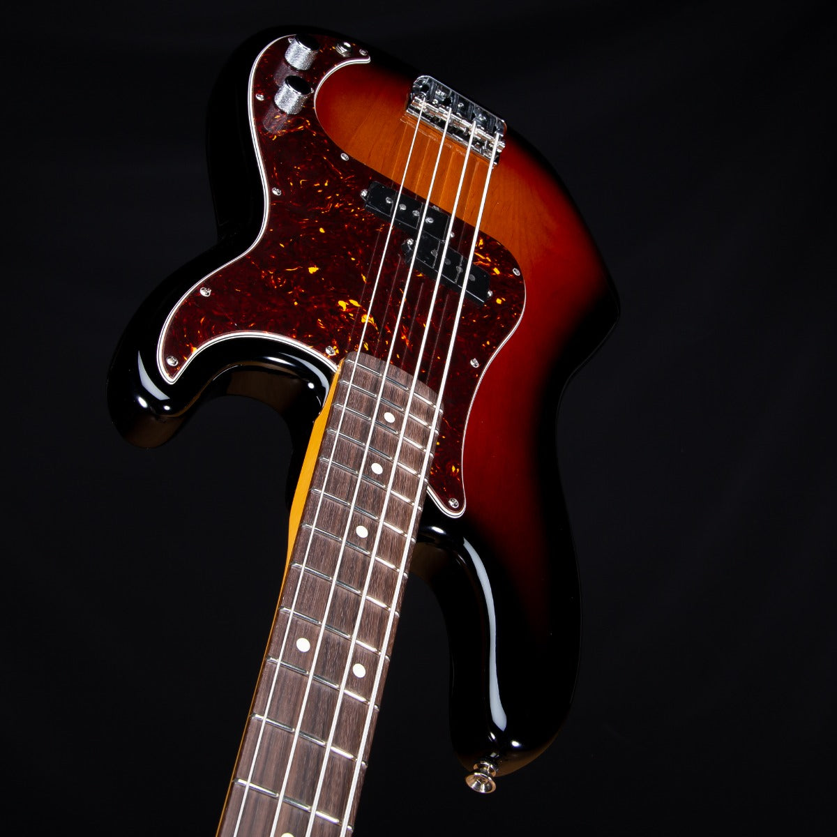 Fender American Pro II Precision Bass - Rosewood, 3-Color Sunburst view 6