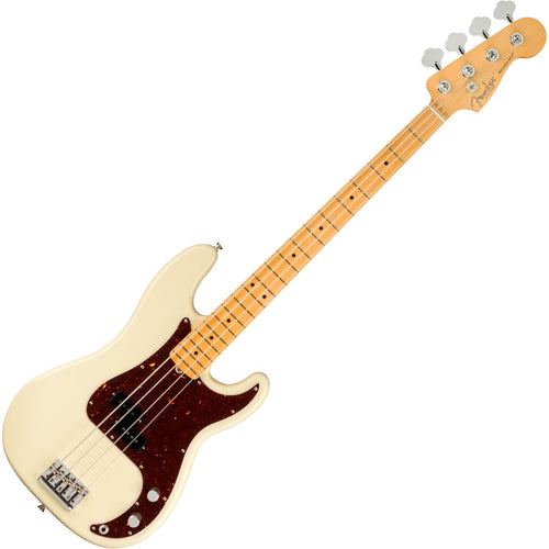 Top view of Fender American Pro II Precision Bass - Maple, Olympic White