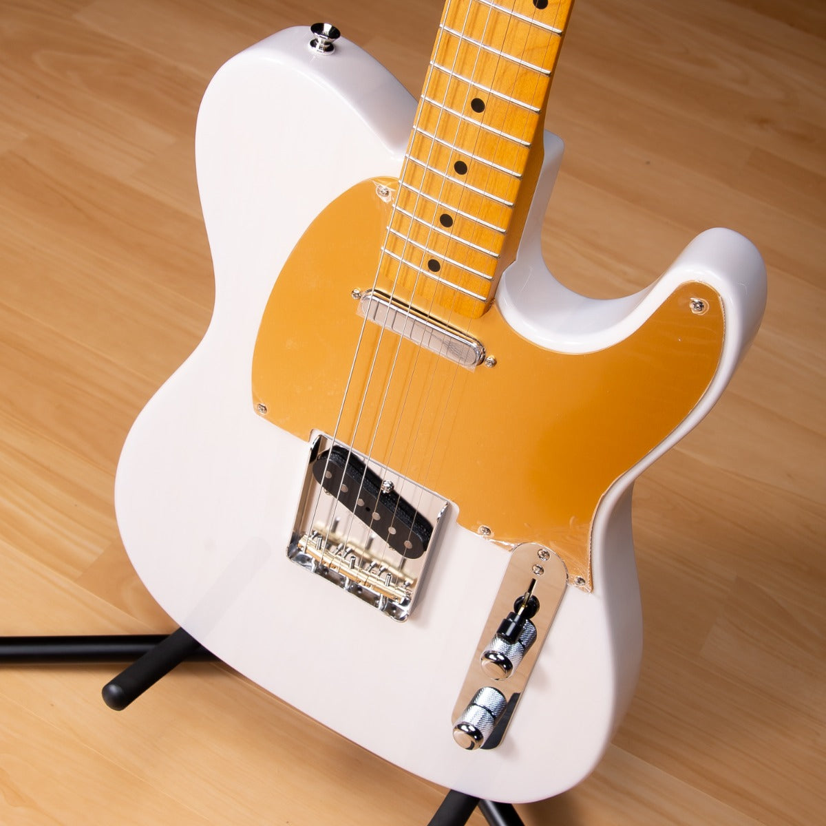 Fender JV Modified 50s Telecaster - Maple, White Blonde view 5
