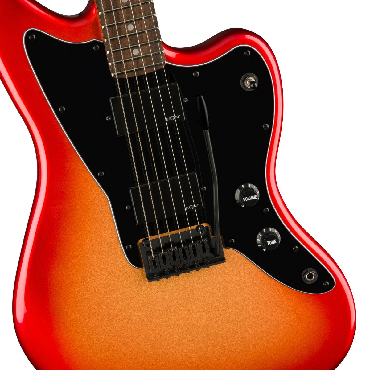 Squier Contemporary Active Jazzmaster HH - Sunset Metallic, View 5