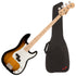 Collage image of the Fender Squier Sonic Precision Bass - 2-Color Sunburst W/GIG BAG