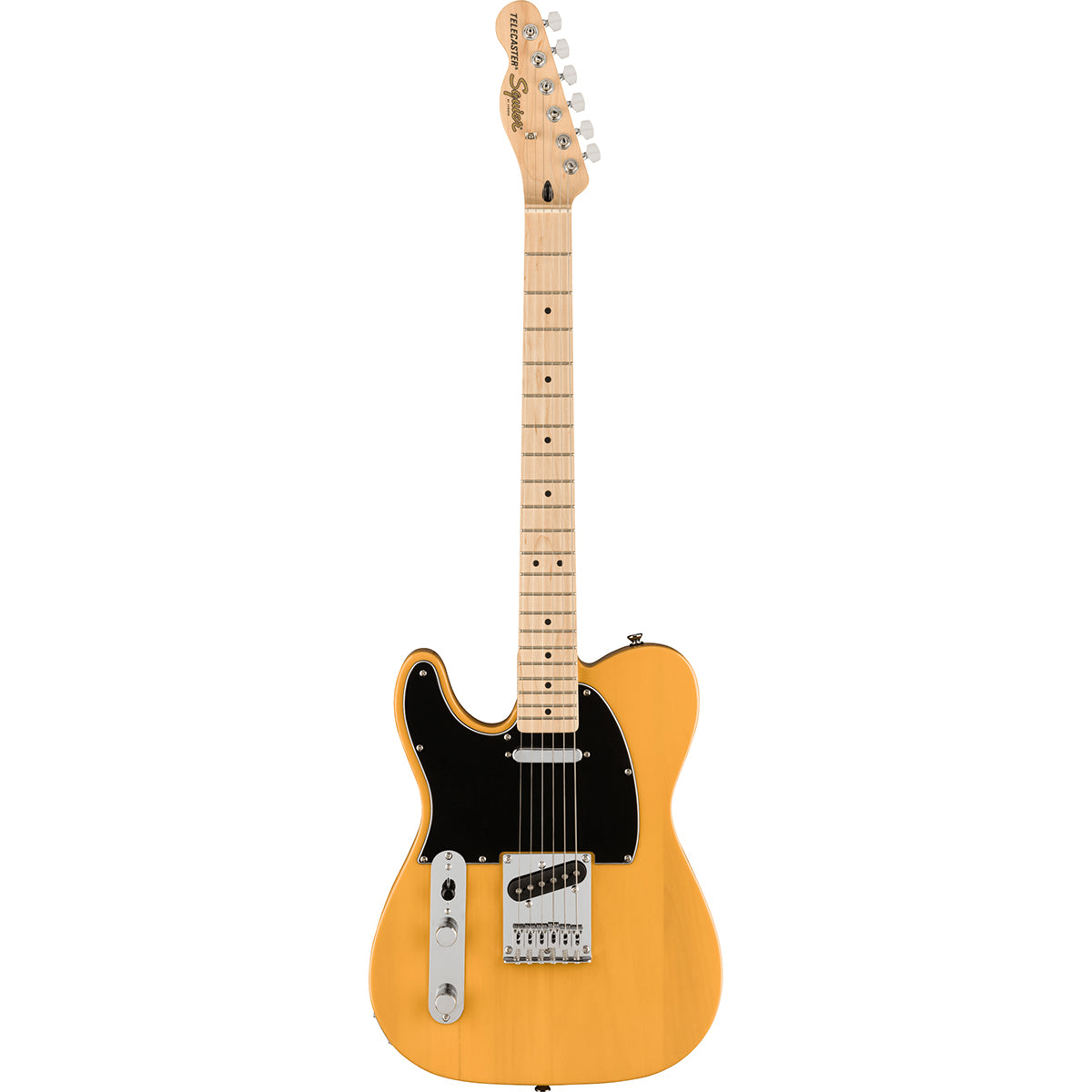 Squier Left-Handed Affinity Telecaster - Maple, Butterscotch Blonde, View 3