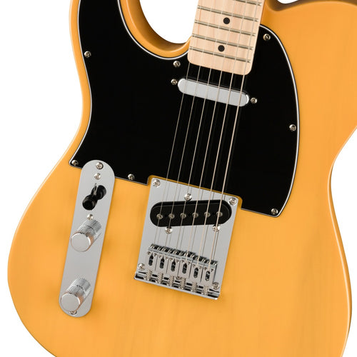 Squier Left-Handed Affinity Telecaster - Maple, Butterscotch Blonde, View 6