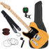 Collage of the components in the Squier Left-Handed Affinity Telecaster - Maple, Butterscotch BlondeGUITAR ESSENTIALS BUNDLE