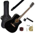 Fender CD-60SCE Ac-El Guitar - Black GUITAR ESSENTIALS BUNDLE