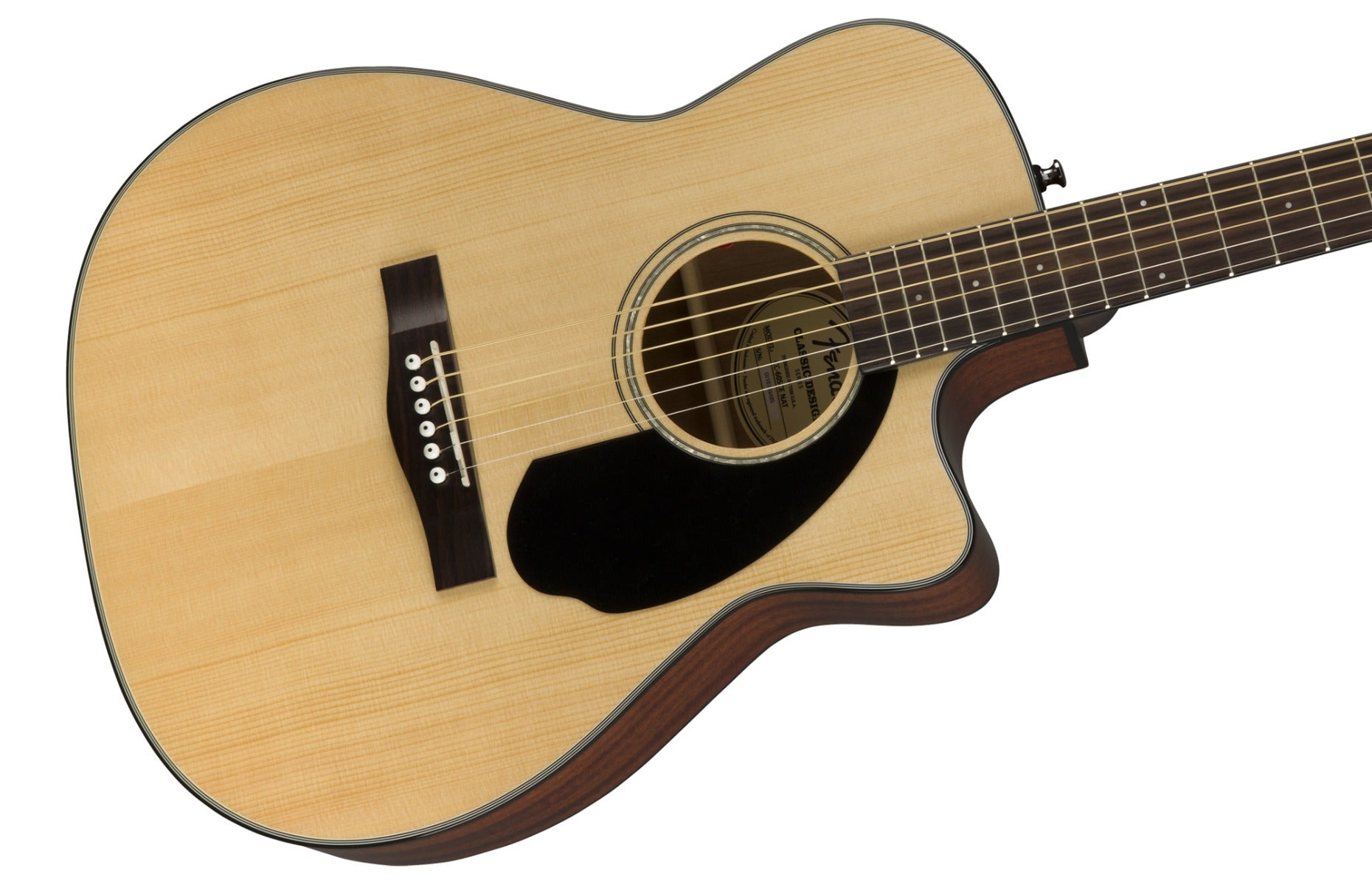 Fender CC-60SCE Acoustic-Electric Guitar - Natural