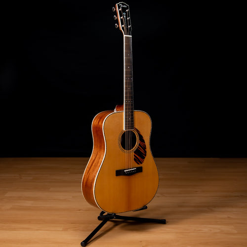 Fender Paramount PD-220E Dreadnought Acoustic-Electric Guitar - Ovangkol, Natural view 3