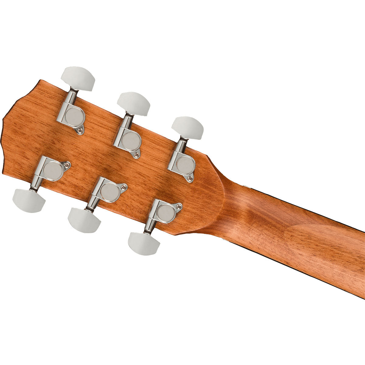 Detail view of Fender FA-15 3/4 Steel Acoustic Guitar - Moonlight showing back of headstock