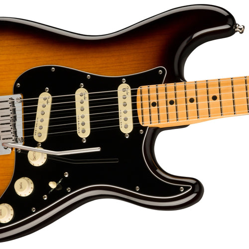 Fender American Ultra Luxe Stratocaster - Maple, 2-Color Sunburst body
