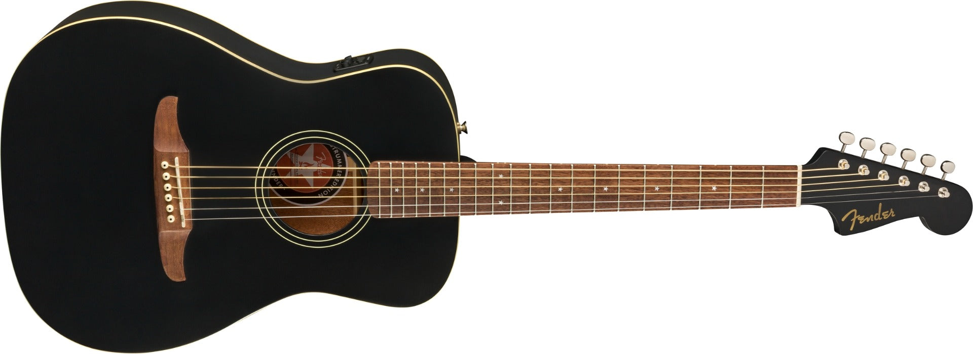 Angled image of Fender Joe Strummer Campfire Acoustic Guitar