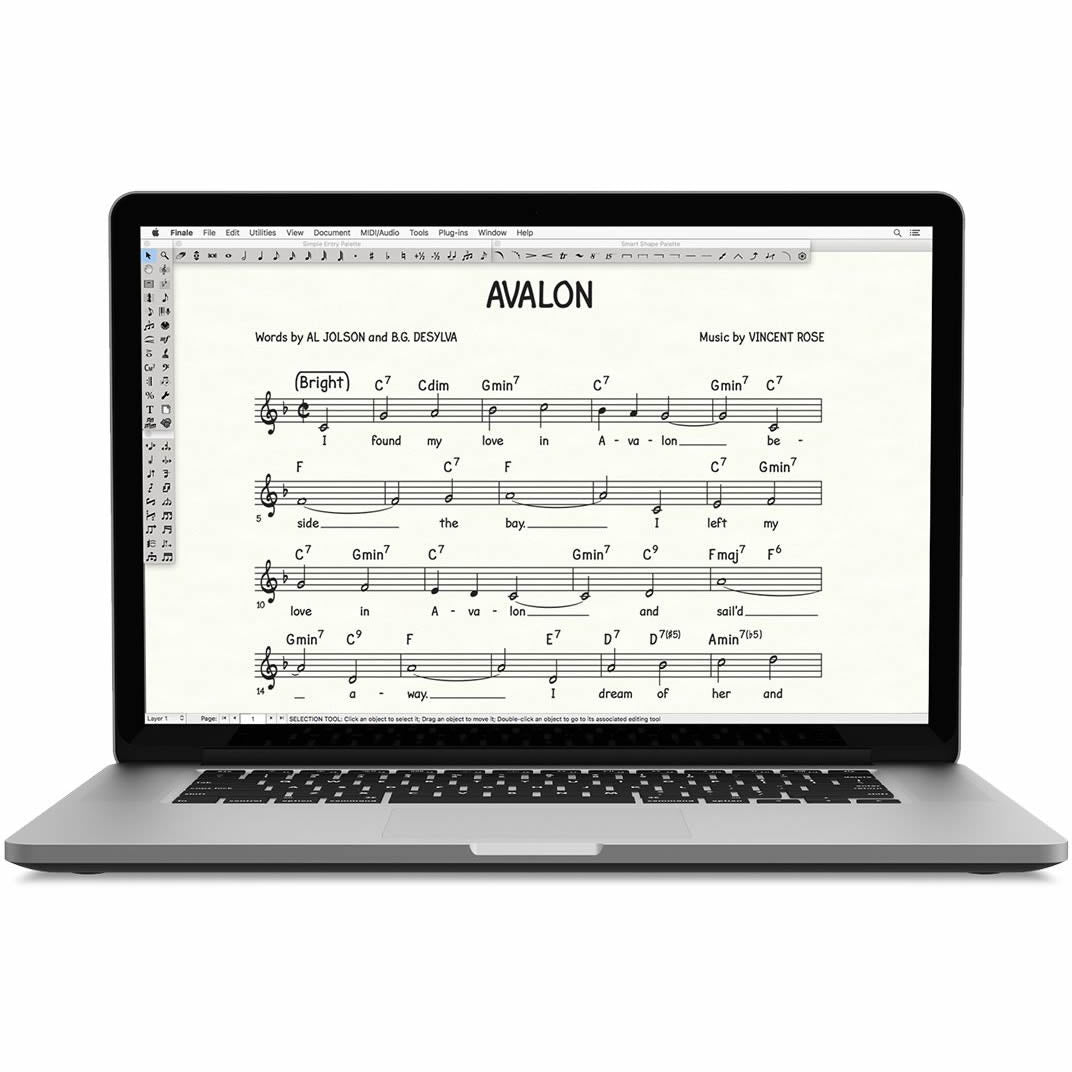 Finale Music Notation Software Version 27, view 2