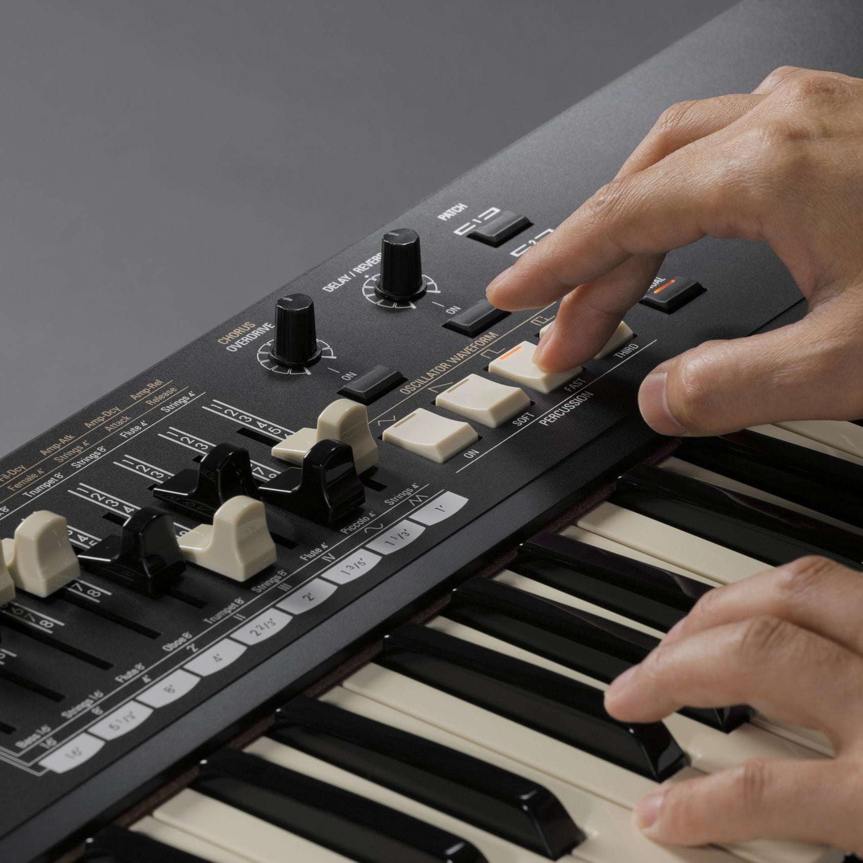 Hammond M-solo Organ - Burgundy – Kraft Music