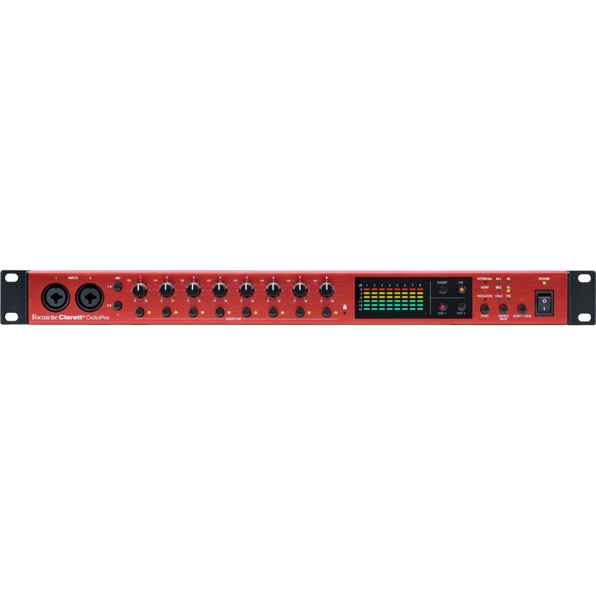 Focusrite Clarett+ OctoPre 8-Channel Mic Preamp View 1