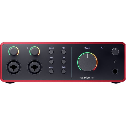 Focusrite Scarlett 4i4 (4th Gen) USB Audio Interface View 1