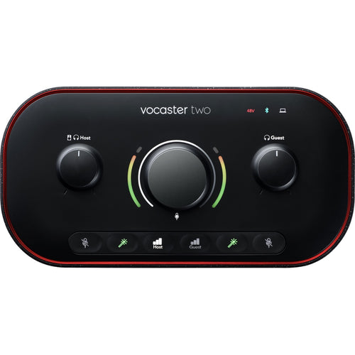 Focusrite Vocaster Two Studio Podcast Recording Package View 2