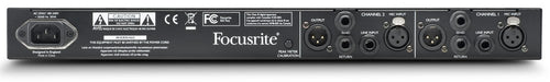 focusrite isa two dual channel rack mount mic pre-amp rear zoom
