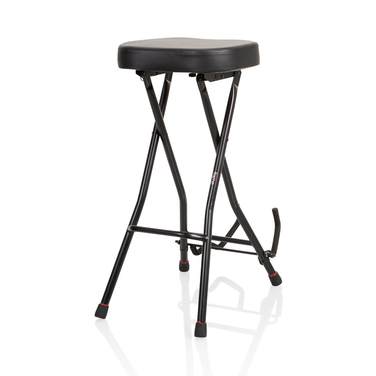 Rear angle of the Gator Frameworks Guitar Stool with Stand