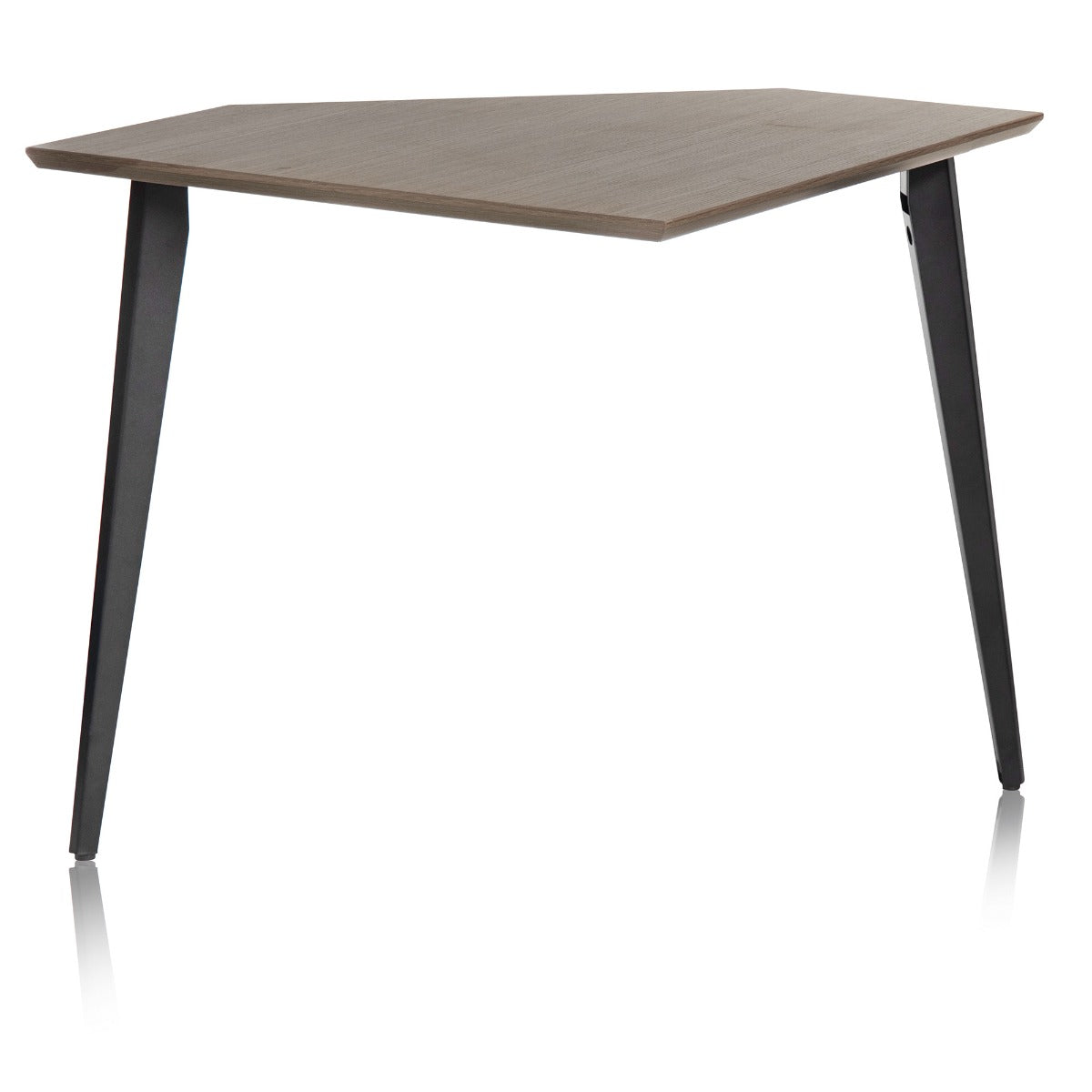 Front image of the Gator Frameworks Elite Series Furniture Desk Corner Section  - Brown