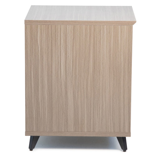 Left side profile image of the Gator Frameworks Elite Series Furniture Desk 10U Rack - Grey