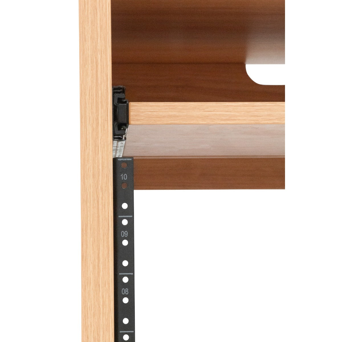 Gator Frameworks Elite Series Furniture Desk 10U Rack - Maple