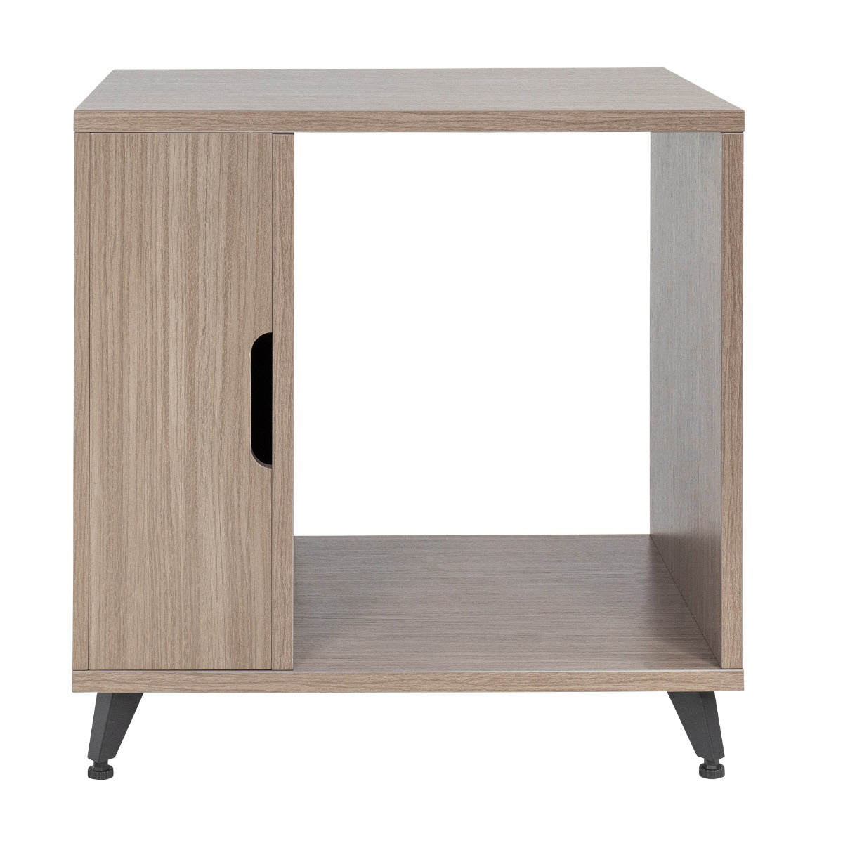 Gator Frameworks Elite Series Sidecar Rack Cabinet w/ Shelf - Grey
