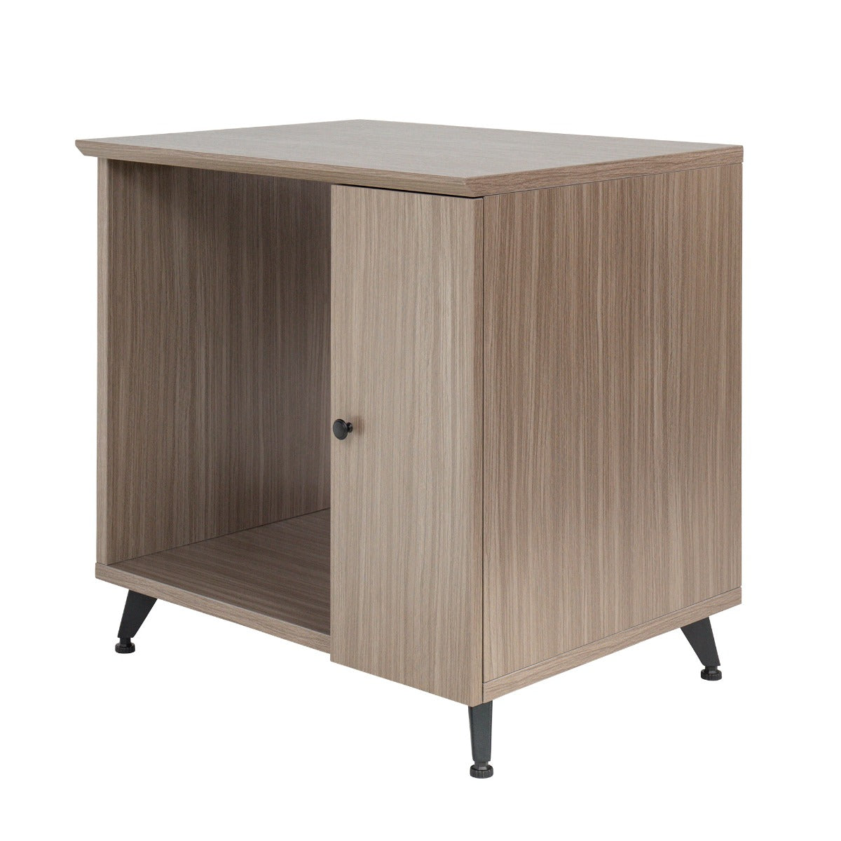 Gator Frameworks Elite Series Sidecar Rack Cabinet w/ Shelf - Grey