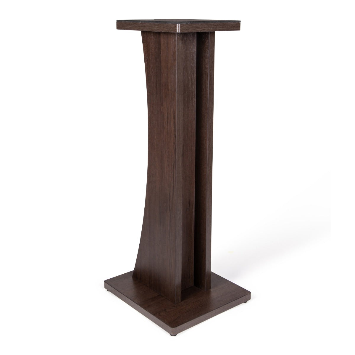 Right angle of the Gator Frameworks Elite Series Studio Monitor Stand - Brown