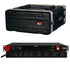 Collage image of the Gator Cases GR-4L 4U Standard Audio Rack Case WITH RADIAL POWER 2