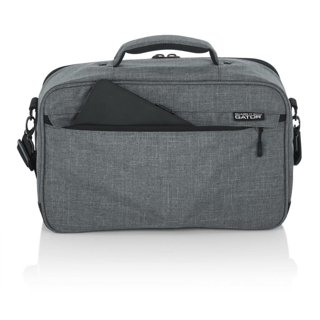 Back of the Gator Cases 16″ X 10″ X 4.5″ Grey Transit Series Accessory Bag