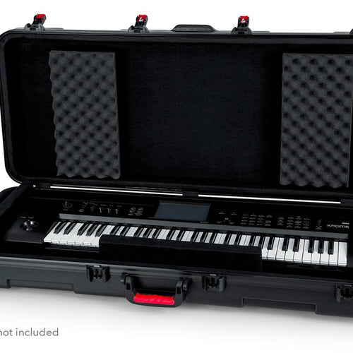 Gator Cases GTSA-KEY61 TSA ATA Molded 61-note Keyboard Case w/ Wheels