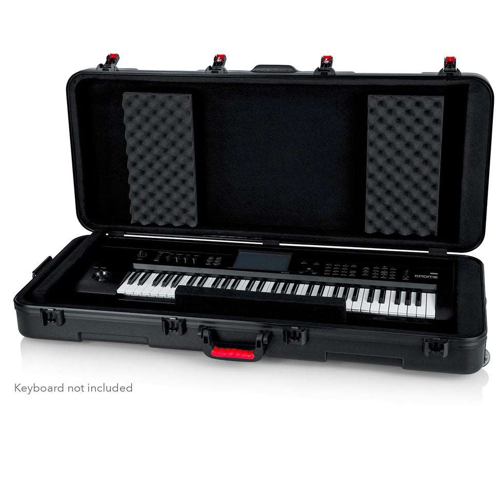 Gator Cases GTSA-KEY61 TSA ATA Molded 61-Note Keyboard Case with Wheels, View 2