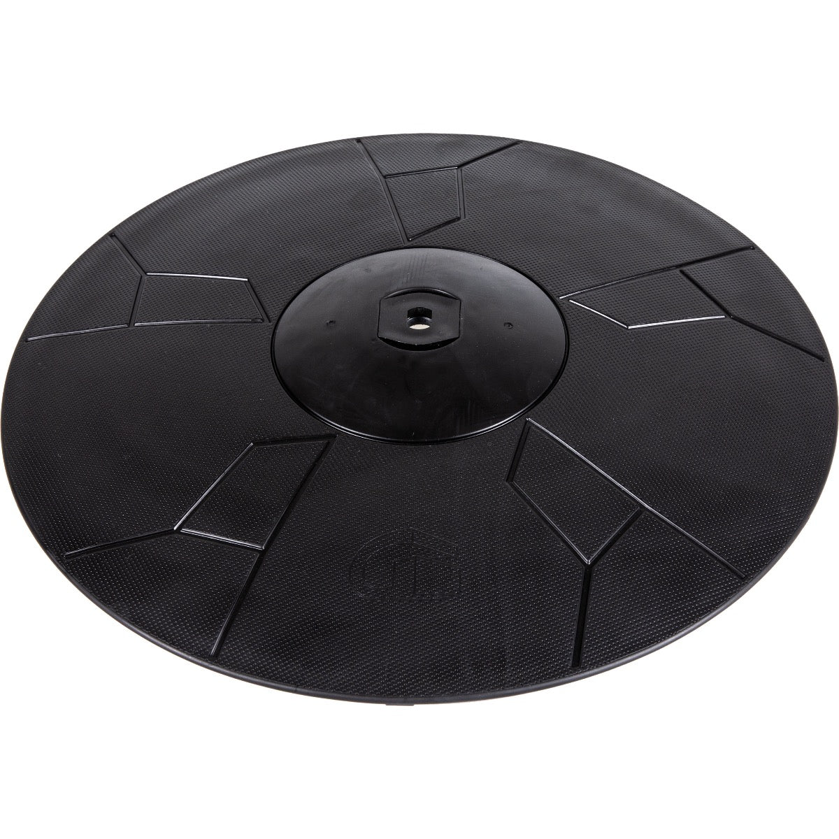 Perspective view of GEWA Cymbalpad CP-14 14" Electronic Drum Crash Cymbal Pad showing top and front edge