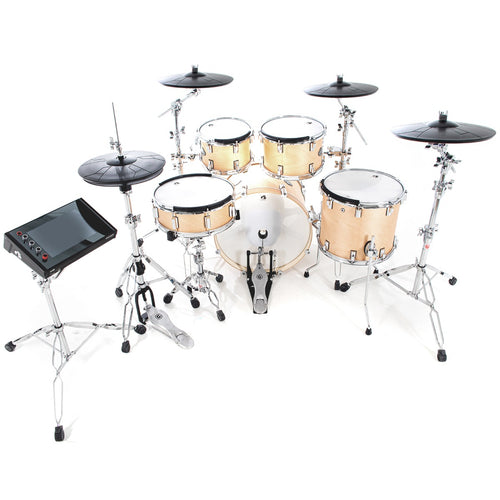 GEWA G9 Pro 5 SE Electronic Drum Set - Satin Natural, View 4