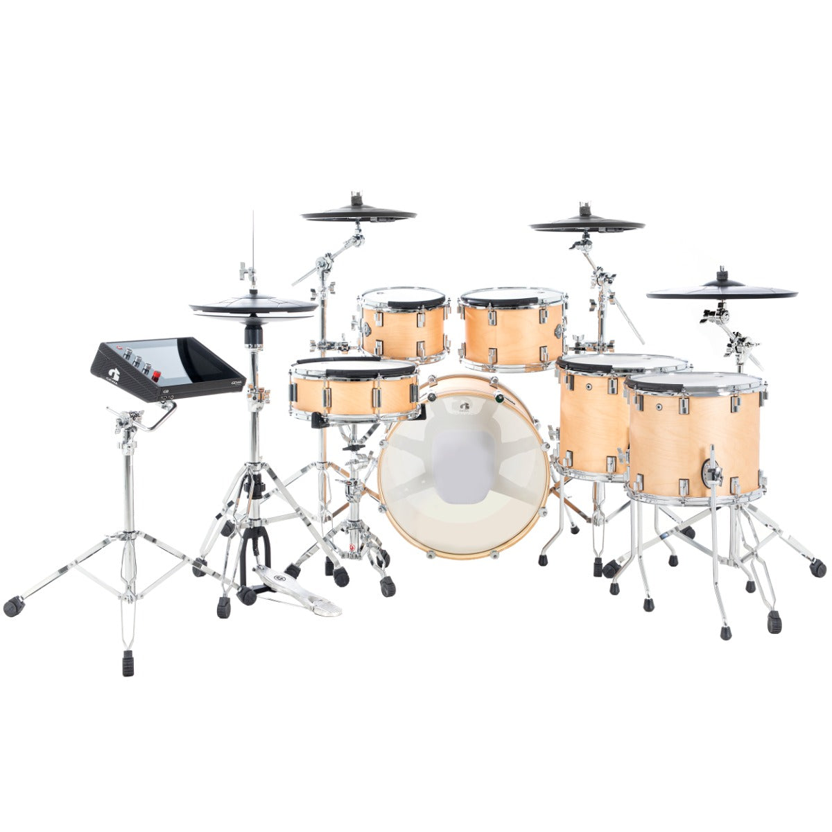 GEWA G9 Pro 5 SE 6-Piece Electronic Drum Set - Satin Natural, view 2