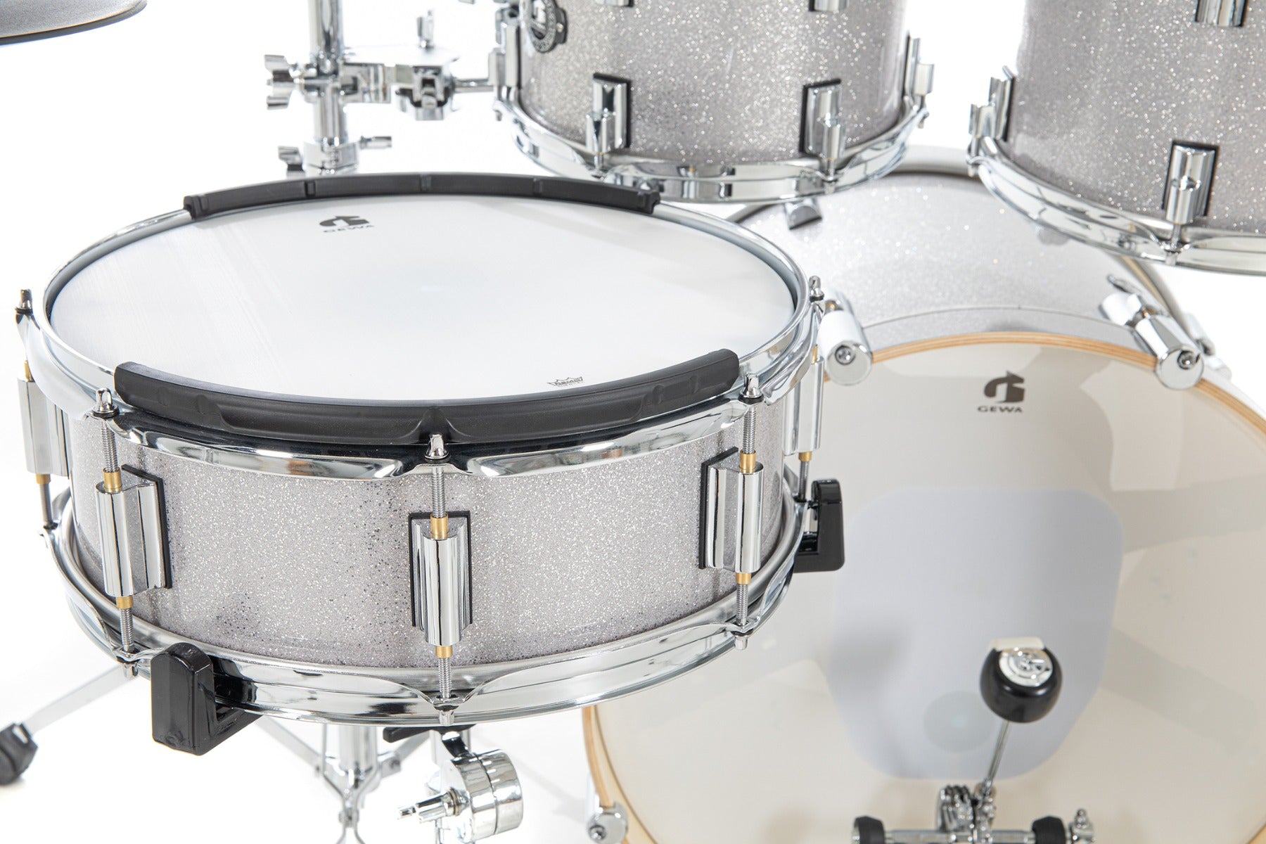 GEWA G9 Pro 5 SE Electronic Drum Set - Silver Sparkle, View 9