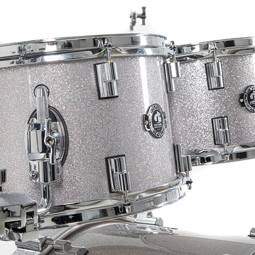 GEWA G9 Pro 5 SE 6-Piece Electronic Drum Set - Silver Sparkle, View 4
