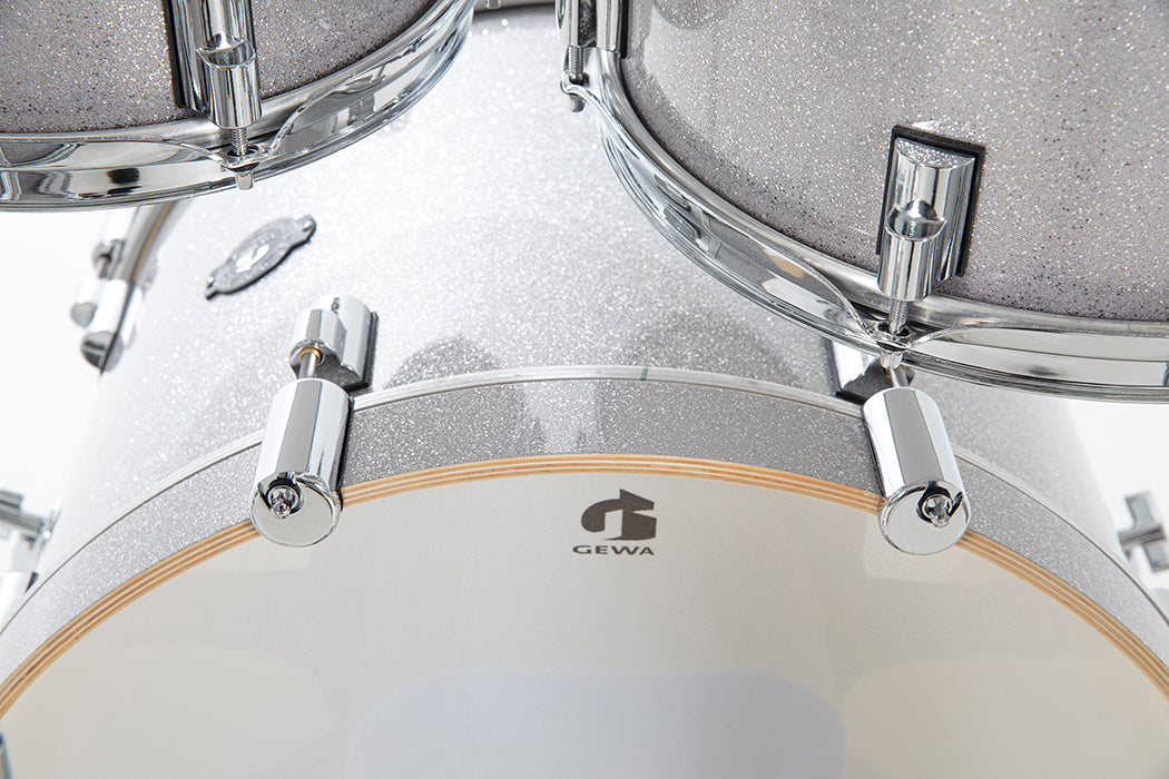 GEWA G9 Pro 5 SE Electronic Drum Set - Silver Sparkle, View 8