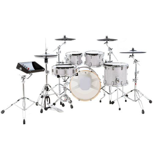 GEWA G9 Pro 5 SE Electronic Drum Set - Silver Sparkle, View 2