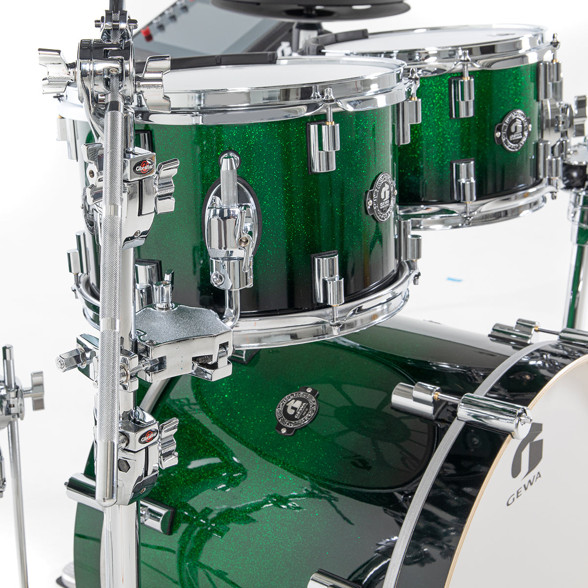 GEWA G9 Pro 6 LTD Electronic Drum Set - Sherwood Green - view 3
