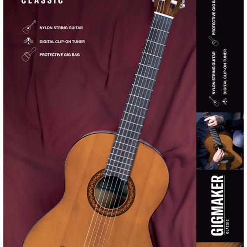 Yamaha Gigmaker Classical Guitar Package retail packaging