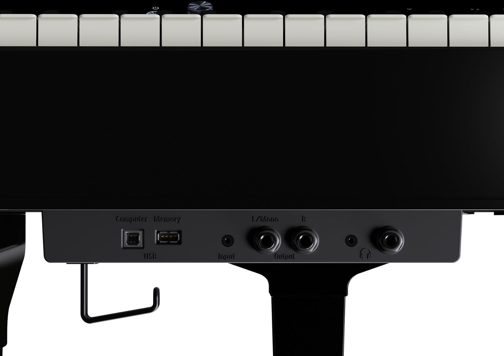 Roland GP-9 Digital Grand Piano with Moving Keys - Polished Ebony, View 6